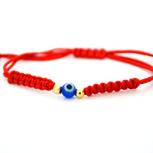 Load image into Gallery viewer, Red String Evil Eye Bracelet: Baby Size
