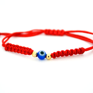 Red String Evil Eye Bracelet: Baby Size